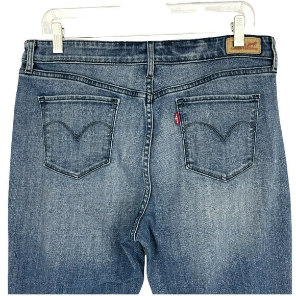 Levi’s Co. Jeans Women's Sz 16 M Blue Medium Wash Bootcut Mid Rise Stretch Denim - Picture 7 of 10
